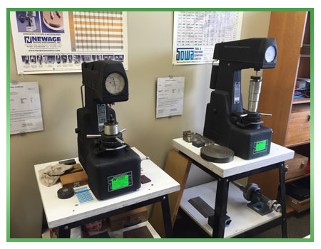 Materials & Hardness Testing